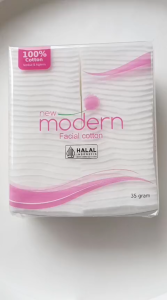 New Modern Kapas Pembersih Wajah 35 gram 100% Facial Cotton Lembut Higienis BPOM Halal Original Asli