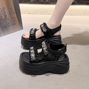 DINGMUYI | Elevated Comfortable Slimming Ladies Sandals 9CM Heel