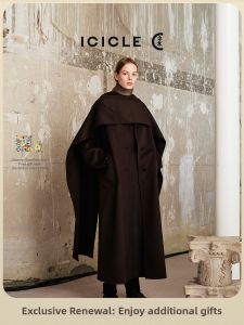 ICICLE | Winter Wool Silk Double Face Coat