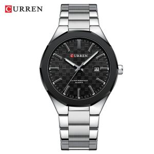 CURREN | CURREN Men Watch Fashion Classial Luminous with Date Stainless Steel Band Relogio Masculino