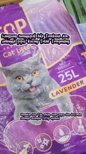TOP cat litter 20kg pasir kucing