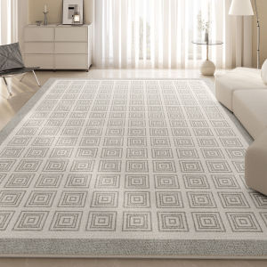 XIANGSU | Creamy Style Waterproof Washable Carpet