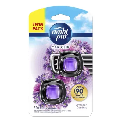 Ambi Pur Mini Clip Car Air Freshener 2.2ml x 2
