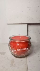 Lilin Mentega Warna Merah: Lilin Sembahyang 12 Jam Berkualitas Tinggi