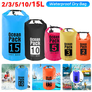 2L-15L Drifting PVC Mesh Bags Lightweight Waterproof Phone Pouch Floating Boating Kayaking Camping Bags for Outdoor Swimming