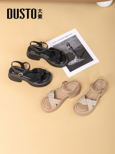 Giày Sandal Nữ Dày Dáng Mùa Hè Thể Thao Thường Ngày Giày Đi Biển Có Thắt Lưng Thẳng Giày Thường Ngày Thời Trang Dày Dáng