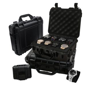 8/15 Slot Collection Watch Antique Protective Safety Box Thickened W/ Sponge Waterproof Moisture-proof Mildew-proof Portable Box