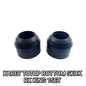 KARET TUTUP BOTTOM SKOK RX KING - SEAL DEBU SHOCK DEPAN YAMAHA RXK LAMA / RXS (Harga per set isi 2)