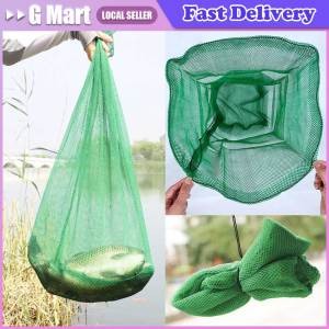Fishing Net Strong Load Bearing Portable Tear Resistance Thickened Angling Nylon Mesh Bag Fish Protection Net Bag Fishing Supply
