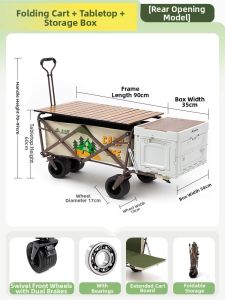 BSWOLF | Foldable Outdoor Camping Cart For Children Large Size