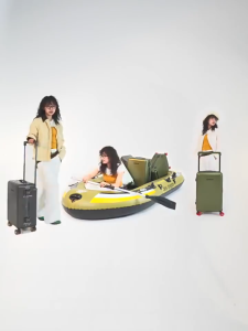 Suitcase High Aesthetic Small Luggage for Travel Fashionable Trendy Polyester Interior Youth Approved Case Hard Case Suitcase / Luggage Bag