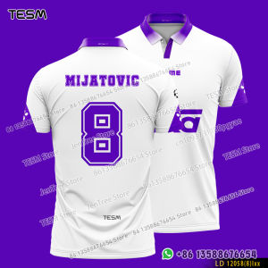 TESM New POLO Shirt Men Summer Sports V-neck T-shirt Street Trendy Short Sleeve 3D HD Print T-shirt