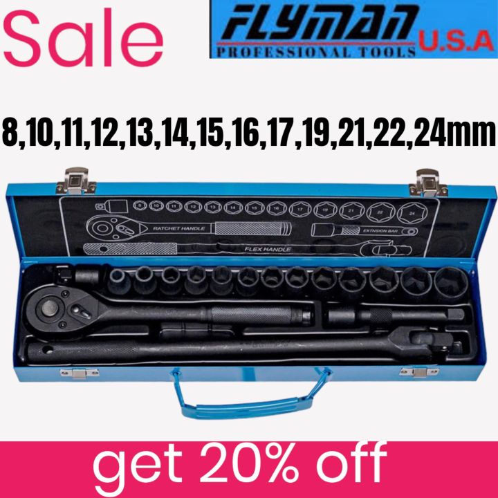 Voche® Pro 10 Pezzi 1/2" Set Prese Colorate Azionamento Profondo Con - Foto 2