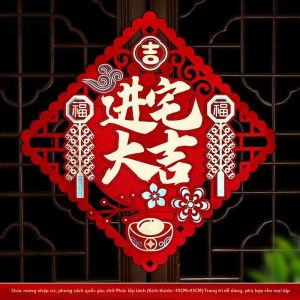 XIKUNLE | Trang Trí Treo Cửa Hình Fu Cho Nhà Mới