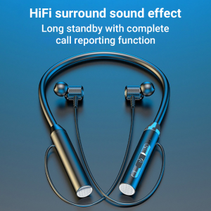 ⚡PH deliveryIn stock⚡New style neck hanging sports in-ear neck hanging ultra-long standby wireless bluetooth headset【Headphone accessories】