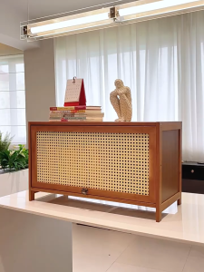 Bamboo Display Cabinet Cabinet Shelf Organizer Multiple Options 1Layer 60cm Formaldehyde-free Showcase