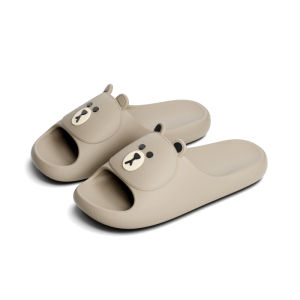PUXI | Cute Cartoon Bear Slippers Soft Anti-slip