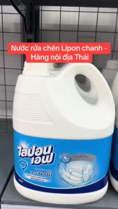 Nước rửa bát Thái Lan 3600ml can 3.6Kg sạch bong tiết kiệm Chính Hãng Không Mùi An Toàn Cho Da Ta
