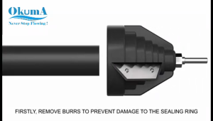 Chamber Tool HDPE Untuk Ukuran 20 MM - 63 MM Merk OKUMA Serutan Pipa HDPE