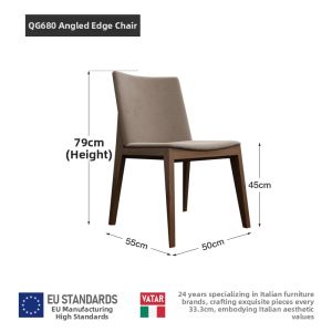 VATAR | Walnut Color Mid-Century Modern Minimalist Style Solid Wood Dining Table