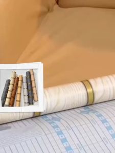 PVC self-adhesive wallpaper wallpaper self-adhesive waterproof wallpaper self-adhesive thickening wallpaper living room bedroom decoration 10metersx45cm