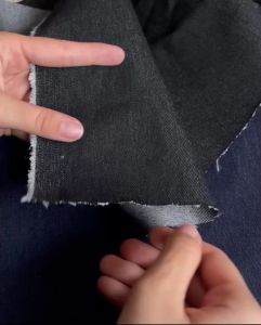 ผ้ายีน ผ้ายีนส์ ผ้ายีนส์เมตร หน้ากว้าง 150cm สำหรับกางเกง ยืดหยุ่นเล็กน้อย การผ่าตัด (สบาย)