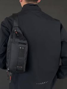Men Waist Pack Belt Bag Cross Body Sling Chest Bags Commuter Outdoor Sports Travel Climb Nylon Male Shoulder Bum Hip Fanny Bags