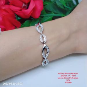 Gelang Rantai Silver Rantai Wanita Termurah Terlaris Cantik Elegan