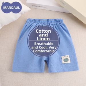 JIFANPAUL | Quần Short Cotton Linen Thoáng Khí Mùa Hè