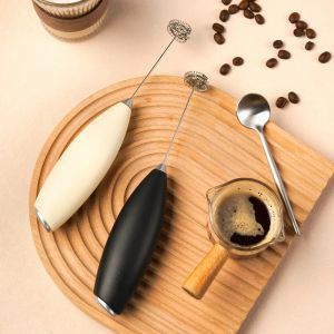 Coffee Milk Frother Wireless Electric Handheld Foamer for Cream Soup Peanut Butter Egg Whisking Baking Accessories