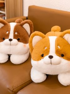 QIAOSHANG | Plush Toy Corgi Dog with Husky Design for Boys and Girls