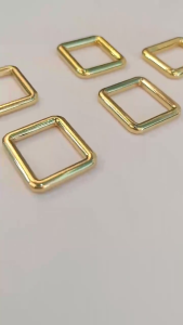 Set 2 cái khoen vuông khoen chữ nhật túi xách 20mm 21mm kim loại không gỉ dùng cho cặp da túi xách