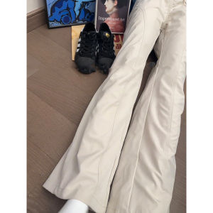 Cooling Feeling Quick Dry Pants Mens Style Slim Fit Casual Straight Leg Trousers Light Weight Khaki Color Summer Season