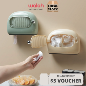 Plastic Bag Wall Mounted Garbage Bag Kitchen Trash Bag Organizer Box Fresh-Keeping Mold Storage Box