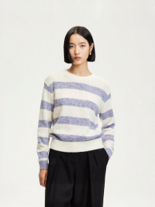 Vero Moda | Áo Sweater Len Nữ Mới Thiết Kế Thu Đông Với Sọc Bóng