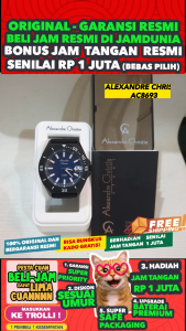 JAM TANGAN ALEXANDRE CHRISTIE PRIA ORIGINAL 8693 AC 8693 AC8693 - Men NG - Rubber - Black Navy - Jamdunia / Jam dunia JD18 # JAM TANGAN ALEXANDER CHRISTIE PRIA JAM ALEXANDER CHRISTIE PRIA + AC 8693 M1 AC8693 AC8693M1 AC 8693M1 ACF8693M1 S003