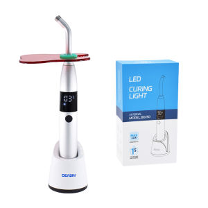 1 Second Dental LED Light Curing Max 3800mw/c㎡ Dental Led Cure Lamp High Power Blue Lights Intensity Wide Spectrum Wireless Cordless
