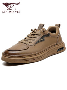 Comfortable Mens Casual Shoes Sporty Anti-slip Wear-resistant Spring Autumn Vintage Workwear Style round Toe Flat Heel