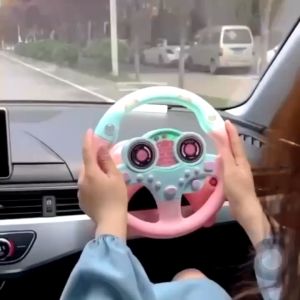 Đồ chơi vô lăng điều khiển ô tô tập lái size to tiêu chuẩn đồ chơi vô lăng lái xe đèn nhạc rèn kĩ năng thể chất cho bé