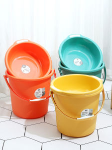 Thùng Đựng Nước Sử Dụng Tại Nhà Bằng Nhựa Cầm Tay Lớn Hình Tròn Cho Học Sinh Ký Túc Xá Tắm Giặt Mặt Bồn Rửa