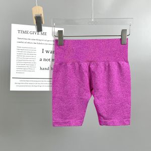 High-Waist Fitness Running Shorts Womens Butt-Lifting Breathable Quick-Dry Three-Quarter Length Sporty Casual Yoga Pants