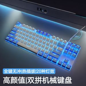 PGPN K87 Mechanical Keyboard Wired USB Interface Office Typing Specialized Blue Red Tea Switches Available in 87 Key And 104 Key