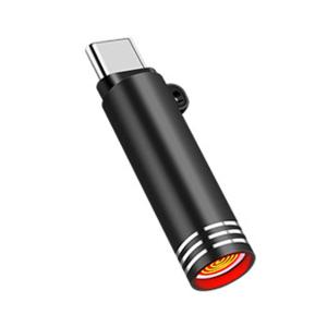 Type C Mini Lighter Blow to Ignite Windproof Flameless Electric Lighter Auto Shut-Off for Outdoor Camping Travel