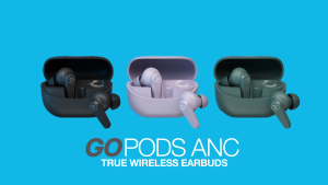 JLAB Go Pods ANC True Wireless Bluetooth Earbuds Hybrid Noise Canceling 26h+ Playtime IP55 Google Fast Pair + Bluetooth Multipoint Clear Calls