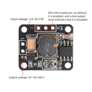 DC 3.6-20V to 120-300V Boost Module Ultra Small Size High Efficiency DC-DC Power Converter For DIY High Voltage Projects
