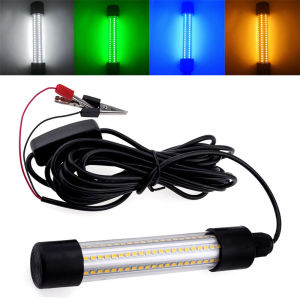 20W LED Light Lamp Underwater 12V LED Fishing Light for Night Fishing Boat Outdoor Lighting Warm/Cool White Blue Green Light