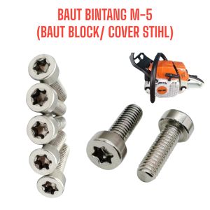 Baut Block STIHL MS 381 baut L bintang Senso pemotong kayu