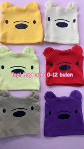 Two Mix - Topi Bayi Laki Laki Perempuan - Bucket Hat Anak - Kupluk Baby 0-12 Bulan 4332