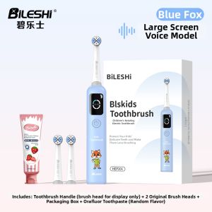 BILESHI | Large LCD Smart Voice Guidance Electric Toothbrush for Children