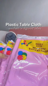 Waterproof Tablecloth Plain Color Party Supplies Birthday Wedding Party Decoration